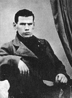 Retrato de Tolstoi joven