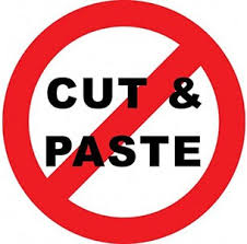 Cut and paste
