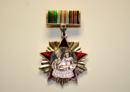 Otra medalla  concedida a  Alberto Casal Broullón combatiente del Ejército Soviético.