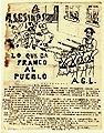 Propaganda de la Agrupación Guerrillera de Levante “AGL”.