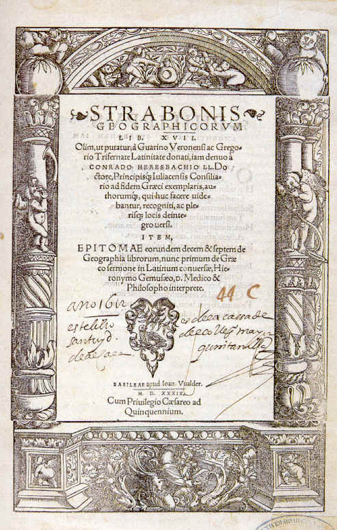 Strabonis Geographicorum lib. XVII