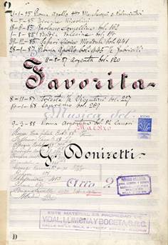 Microexposición  “Manuscritos de ópera: El Archivo Vidal Llimona y Boceta”