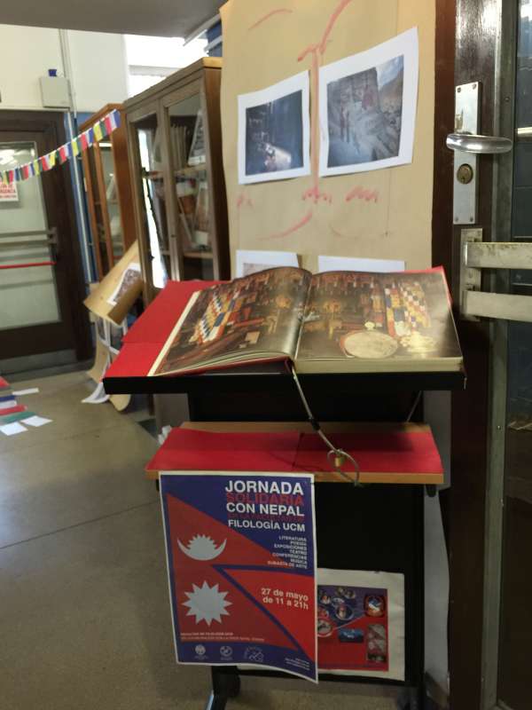 Jornada solidaria con Nepal. 27 de mayo en la Facultad de Filología - 11