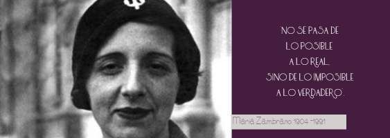 ¿Sabes quién fue María Zambrano?