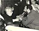 Dolores Ibárruri y Fidel Castro. Cuba, 1963.