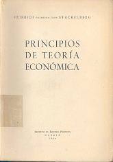 Portada Stackelberg, H.F. von. Principios de teoría economica