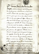 Testimonio de la cesión  de unos censos en favor  de los Reales Estudios de  San Isidro.  1787