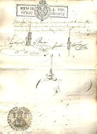 Expediente de examen  para Preceptor de Gramática  Latina de Hilario Zulueta.1832 / 1833