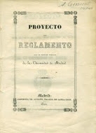 Reglamentos de la Universidad Central. 1822, 1842 y 1853
