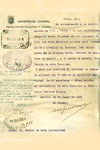Escrito con la propuesta a favor de María de Maeztu para presidir el Tribunal de la Escuela Normal Central de Maestras.  1936