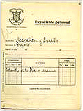 Expediente personal de  Gregorio Marañón 1906 / 1961