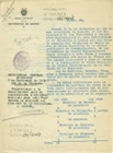 Oficio del director de la Biblioteca sobre la situación de su personal al finalizar el conflicto  1939