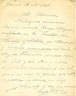 Escrito de Áurea Miguel, empleada de limpieza, solicitando la percepción de sueldo al estar evacuada en Valencia. 1936