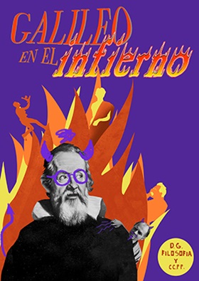 Cartel Galileo en el infierno