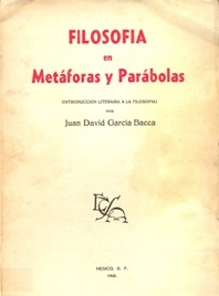 Filosofía en metáforas y parábolas