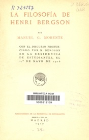 La filosofía de Henri Bergson