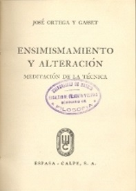 Ensimismamiento y alteración: meditación de la técnica