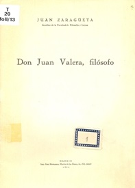 Don Juan Valera, filósofo