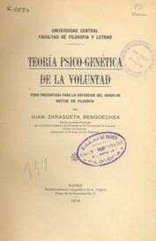 Teoría psico-genética de la voluntad