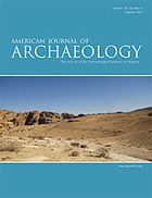 american journal of archaeology