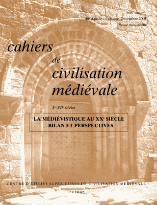 cahiers de civilisation medievale