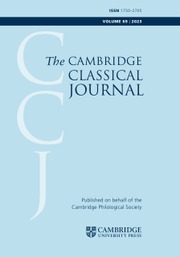 cambridge classical journal