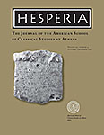 hesperia_ the journal of the american school of classical studies at athens