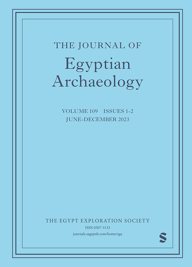 journal of egyptian archaeology