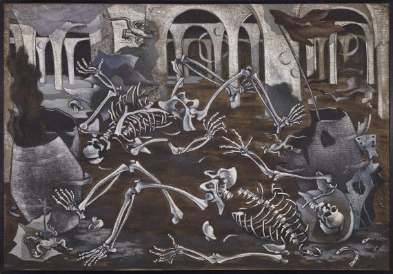 maruja mallo (obra 2) - título_antro de fósiles (1930)_museo reina sofia