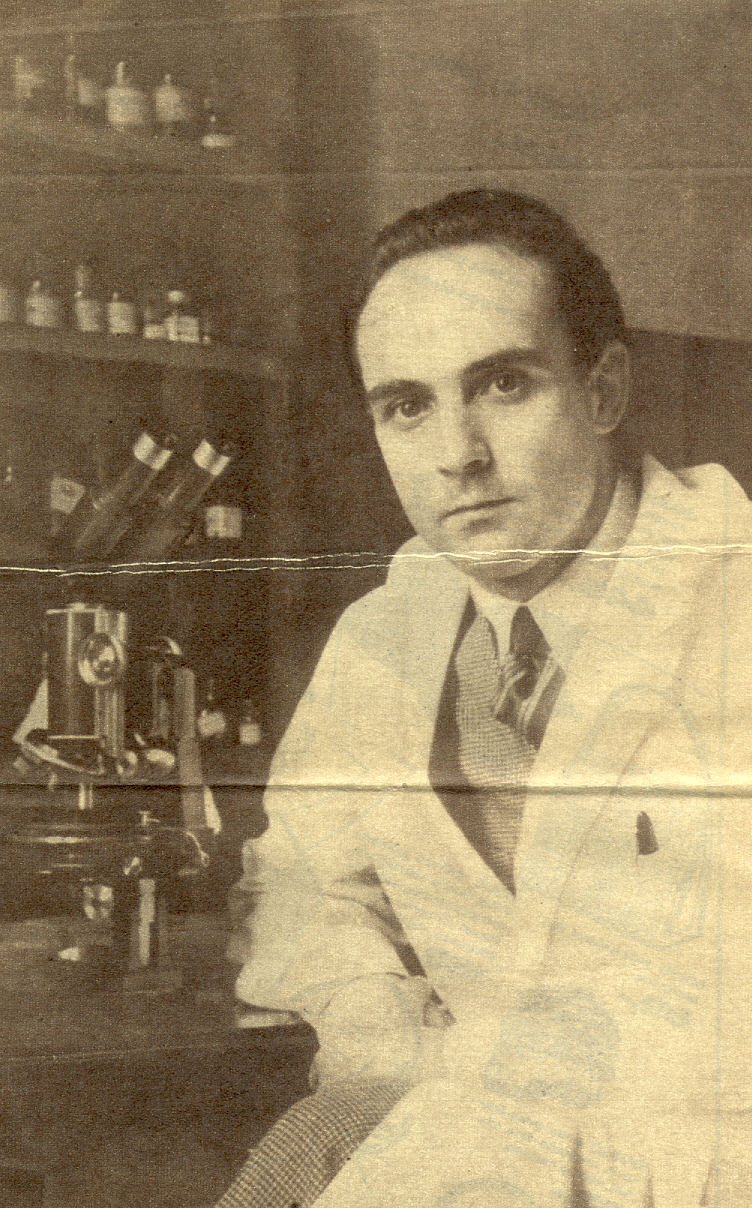 El Dr. Castroviejo en su laboratorio de Nueva York