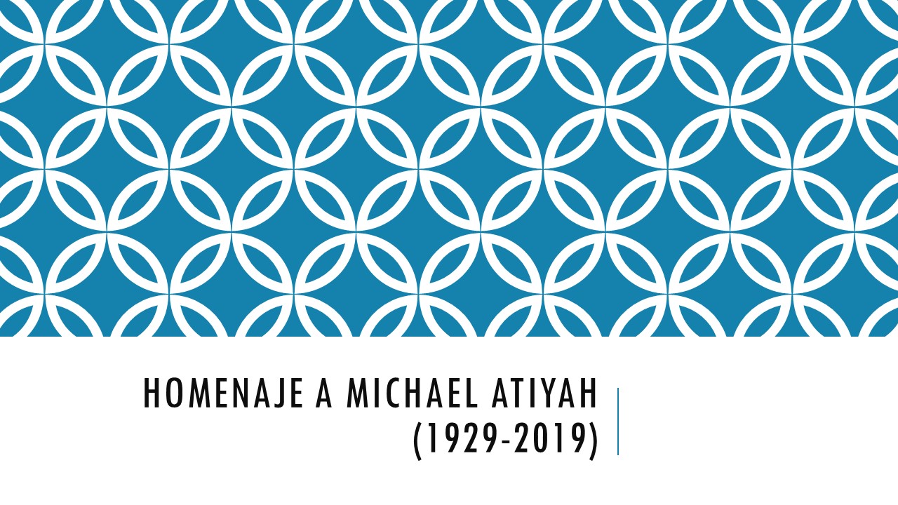 Exposición bibliográfica y virtual Homenaje a Michael Atiyah (1929-2019)